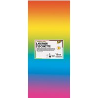 folia Regenbogen-Transparentpapierzuschnitte, 220 x 510 mm
