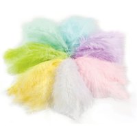 folia Flauschfedern, 100 g, Pastellfarben – Bild 2