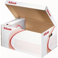 Esselte Archiv-Klappdeckelbox, DIN A4, weiß – Bild 2