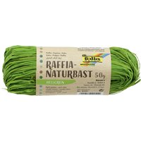 folia Raffia-Naturbast, 50 g, hellgrün
