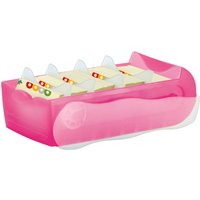 HAN Lernkartei CROCO, A7 quer, pink-transluzent