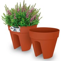 Gardebruk Blumentopf Terrakotta 2er-Set 28,5x25,5cm