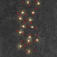 Micro-LED-Lichterkette mit Timerfunktion, ca. 180 cm