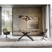 DELIFE Edge Oval Esstisch Keramik