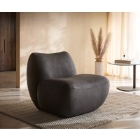 DELIFE Zena Loungesessel Anthrazit – Bild 2