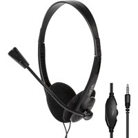 LogiLink Stereo Headset, mit Bügelmikrofon, schwarz – Bild 2