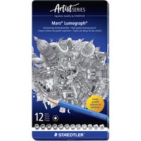 STAEDTLER Bleistift Mars Lumograph, 12er Metalletui