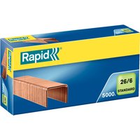 Rapid Heftklammern Standard 26/6, verkupfert – Bild 2
