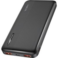 LogiLink Powerbank, 10.000 mAh, 2x USB-A, 2x USB-C, schwarz – Bild 2