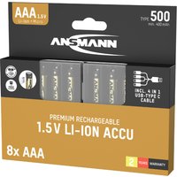 ANSMANN Premium Li-Ion Akku Micro AAA mit USB-C Kupplung – Bild 2
