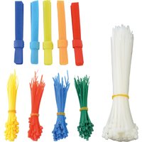 BRÜDER MANNESMANN Kabelbinder- & Klettband-Set, 350-teilig – Bild 2
