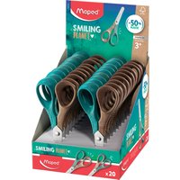 Maped Bastelschere VIVO SMILING PLANET, rund, 20er Display