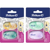 Pelikan Kunststoff-Radierer, ergonomisch, 2er Blister