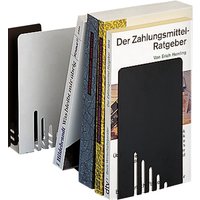 MAUL Buchstütze (H)140 x (T)140 x (B)85 mm, schwarz