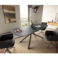 DELIFE Edge Esstisch Keramik Anthrazit
