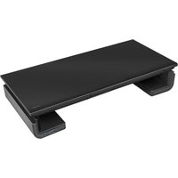 LogiLink Monitorständer, Breite einstellbar, 3x USB, schwarz