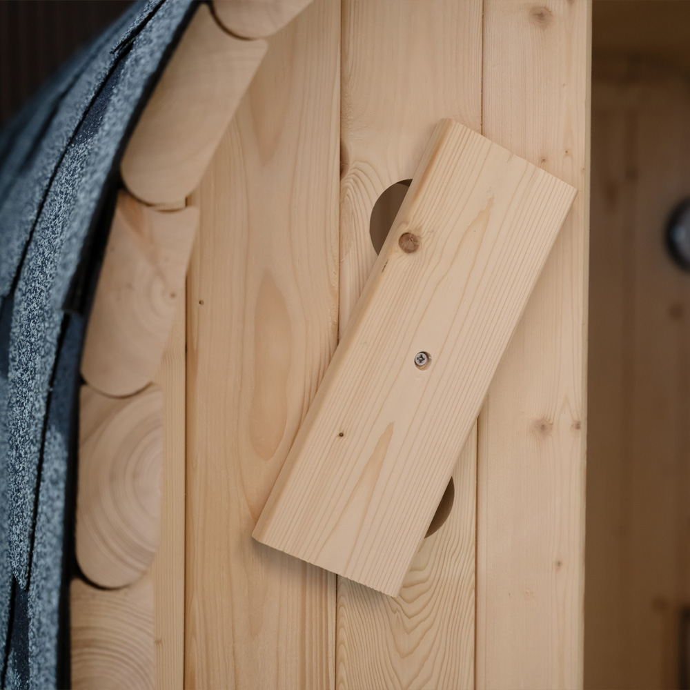 Outdoor Sauna CUBE L - 194 x 180 cm für 4 Personen – Bild 5