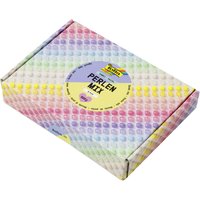 folia Kunstoffperlen-Mix PASTEL Jumbobox, 500 g – Bild 2