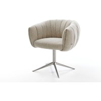 DELIFE Jada-Flex Drehstuhl Beige – Bild 2