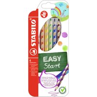 STABILO Dreikant-Buntstifte EASYcolors R, 6er Kartonetui