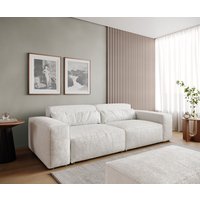 DELIFE Sirpio Big-Sofa mit Hocker