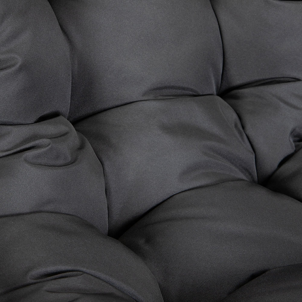 Home Deluxe 4058166418371 Hängesessel Schwarz – Bild 5