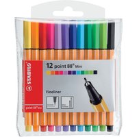 STABILO Fineliner point 88 Mini, 18er Kunststoffetui