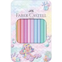 FABER-CASTELL Dreikant-Buntstifte Jumbo SPARKLE, 10er Etui