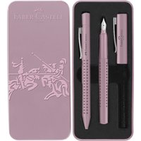 FABER-CASTELL Schreibgeräte-Set GRIP 2010 Harmony, rose