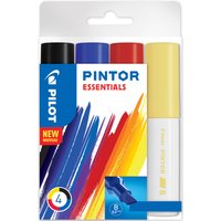 PILOT Pigmentmarker PINTOR, broad, 4er Set, ESSENTIALS