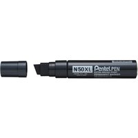 Pentel Permanent-Marker N50XL, Keilspitze breit, schwarz – Bild 2