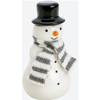 Deko-Schneemann aus Porzellan, ca. 12x6x6 cm – Bild 2