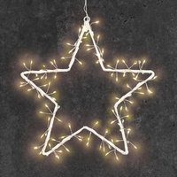 LED-Hängeleuchte in Sternen-Form, ca. 30x30 cm