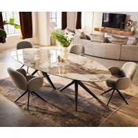 DELIFE Edge Oval Esstisch Keramik – Bild 2