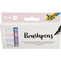 folia Pinselstift Brush Pens, Pastell, 4er Set – Bild 2