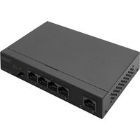 DIGITUS Gigabit Ethernet PoE Switch 4-Port 1 Port Uplink