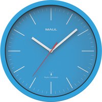 MAUL Wanduhr/Funkuhr MAULjump, Durchmesser: 305 mm, blau – Bild 2