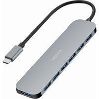 LogiLink USB 3.2 Gen1 Hub, 7-Port, Aluminiumgehäuse – Bild 2