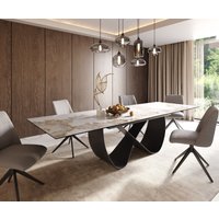 DELIFE Edge Esstisch Keramik ausziehbar – Bild 2