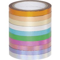 folia Deko-Klebeband Washi-Tape HOTFOIL, 10er Set – Bild 2
