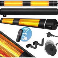 monzana® Heizstrahler MZH3000 Schwarz 3000W