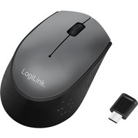 LogiLink Funk Maus USB-C, kabellos, schwarz