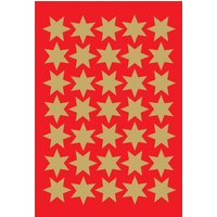 HERMA Weihnachts-Sticker DECOR, Sterne, 16 mm, gold – Bild 2
