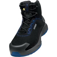 uvex 1 x-craft Schnürstiefel S2, schwarz / blau, Größe 38