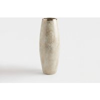 Vase Velino B24 x T24 x H60 cm Glas Alabaster Gold Handgemacht