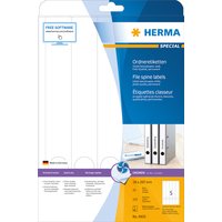 HERMA Ordnerrücken-Etiketten SPECIAL, 38 x 297 mm, weiß – Bild 2