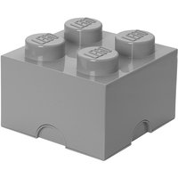 LEGO Aufbewahrungsstein STORAGE BRICK 4, 5,7 Liter, grau