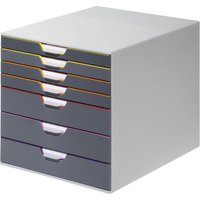 DURABLE Schubladenbox VARICOLOR 7, mit 7 Schubladen