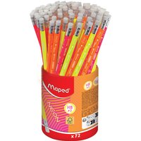 Maped Bleistift NEON, mit Radierer, HB, 72er Köcher – Bild 2