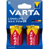 VARTA Alkaline Batterie Longlife Max Power, Mono (D)